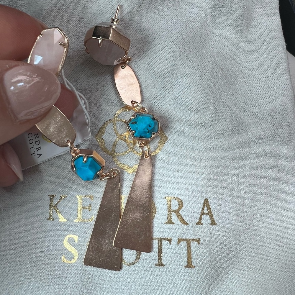 Kendra Scott Custom Asymmetrical earrings